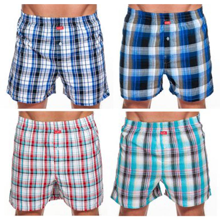 Pack of 4 Men's Checkered Boxers In Pakistan
