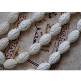 Handcarved Camel Bone Prayer Beads Tasbih