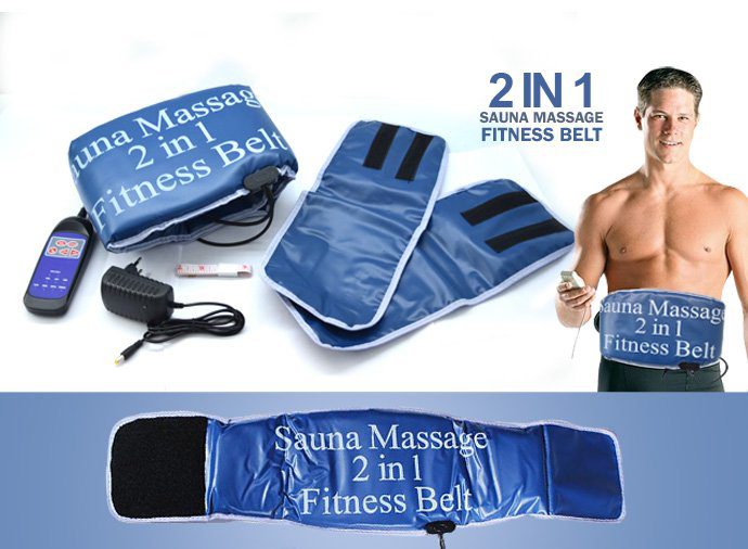Sauna Massage 2 in 1 Fitness Belt