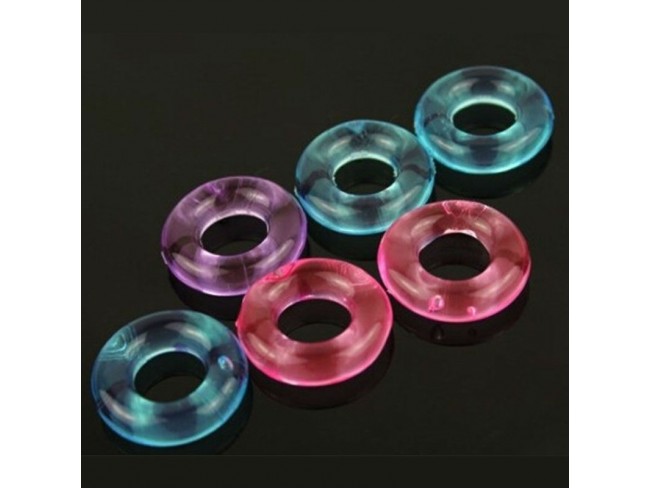 silicone cock ring stay hard delay timing flexible penis ring