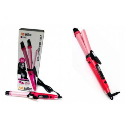 Braun 2 in 1 Hair Curler & Straightener