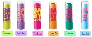 Pack of 6 Maybelline Baby Lip Balms in Pakistan