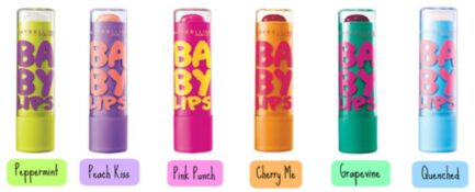 Pack of 6 Maybelline Baby Lip Balms in Pakistan