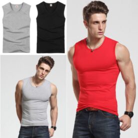 Pack of 3 Gym Sleeveless T-shirts in Pakistan