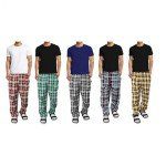 Pack of 5 Checkered Pajamas In Pakistan
