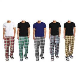 Pack of 5 Checkered Pajamas In Pakistan