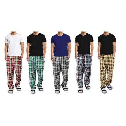 Pack of 5 Checkered Pajamas In Pakistan
