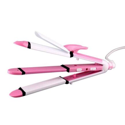 Kemei 3 in 1 Hair Straightener Curler2