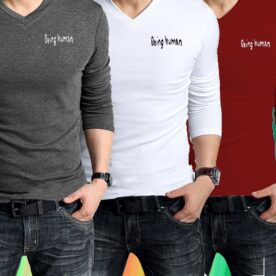 Pack of 4 Being Human Full Sleeves T-Shirts in Pakistan