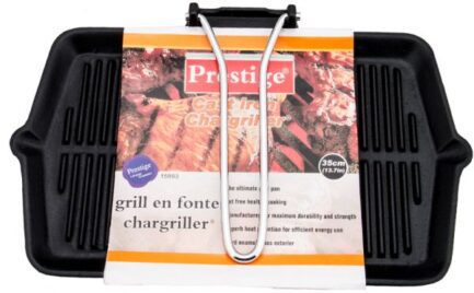 Prestige Cast Iron Chargriller Grill Pan