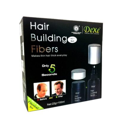 Dexe Hair Building Fiber + Hair Locking Spray in Pakistan