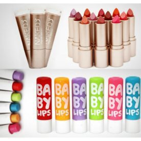 Pack Of 12 Naked 3 Lipsticks & 6 Baby Lips Balm Free In Pakistan