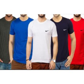 Pack of 5 Nike Round Neck T-Shirts for Men