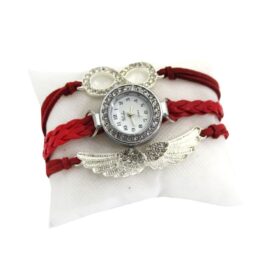 Yilisha Red Bracelet Watch For Women