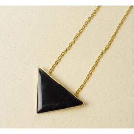 Black Triangle Necklace For Women in Pakistan