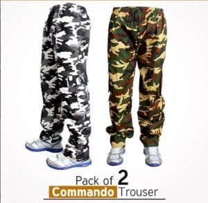 Pack Of 2 Commando Trousers In Pakistan