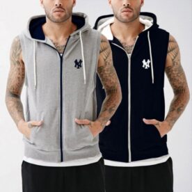 Pack of 2 Sleeveless Hoodies In Pakistan