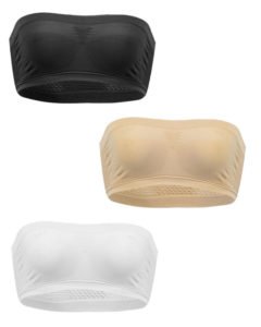 Pack of 3 Strapless Bras