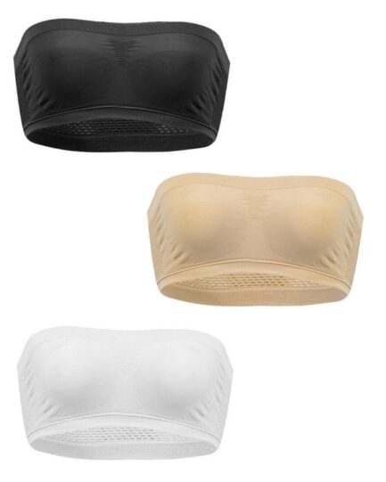 Pack of 3 Strapless Bras