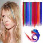 Clip On Colored Hair Extension