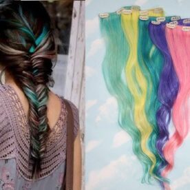 Clip On Colored Hair Extension in Pakistan