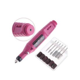 Nail File Drill Kit - Pink in Pakistan