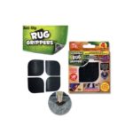 Pack Of 4 - Anti Skid Rug Grippers - Black
