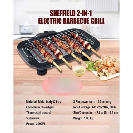 Sheffield 2-in-1 Electric Barbecue Grill in Pakistan