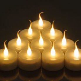 Pack of 10 LED Tealight Candles with 100pcs Cell's in Pakistan