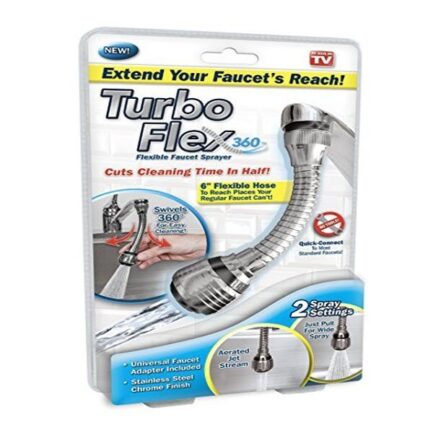 TURBO FLEX 360 FLEXIBLE FAUCET SPRAYER 1