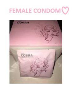 Black Cobra Female Condom (Pack of 4 Condoms)
