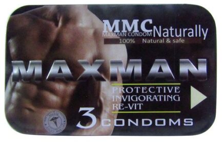 Maxman Long Time Delay Condom (Pack of 12 Condoms)