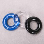 Silicone Cock Ring Stay Hard Delay Timing Flexible Penis Ring (Pack of 3 Ring)