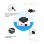 Portable Single Burner Hot Plate Electric Stove - 1500W