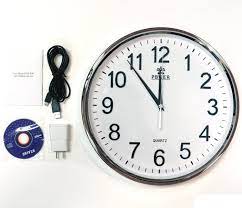 Wifi Spy Wall clock Wireless Hidden Video Recording Camera