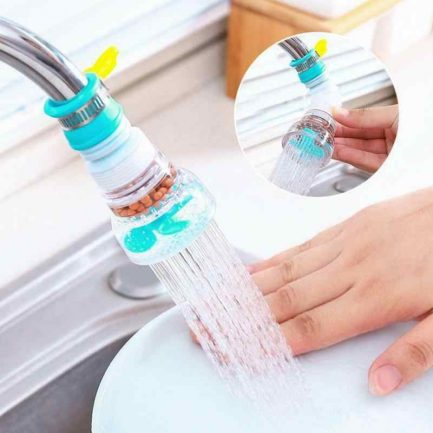 New Fan Faucet With Clip 360 Degree Adjustable Flexible Kitchen Faucet Tap Water Filter