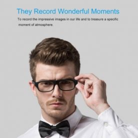 Full HD 1080P Spy Glasses Hidden Camera